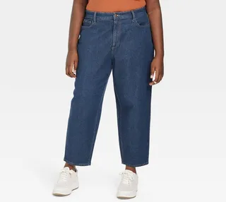 Women's High-Rise Balloon Jeans - Universal Thread™ Dark Wash 17