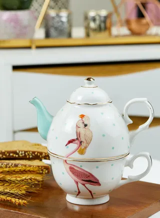 Tea For One Flamingo