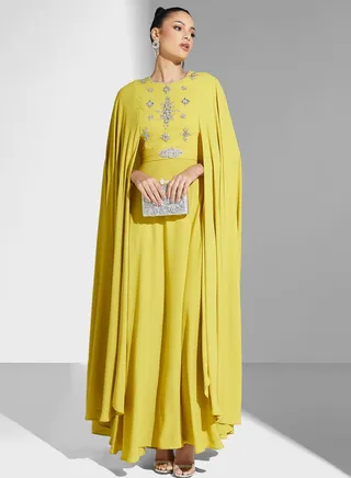 Embellished Tiered Dress
