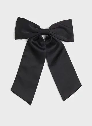 Bow-Decorated Hair Clip