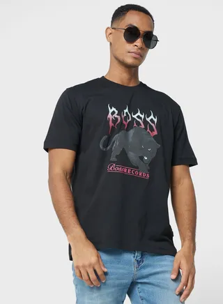 Graphic Crew Neck T-Shirt