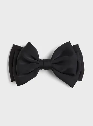 Satin Bow Hair Clip