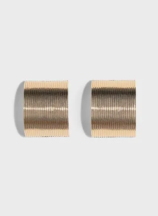 Fluted Earrings