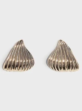 Leaf-Shaped Earrings