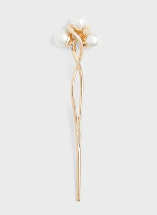 Bead-Decorated Hair Stick