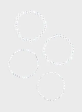 4-Pack Beaded Bracelets