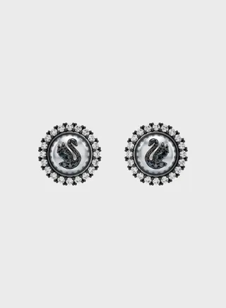 Swan Stud Earrings