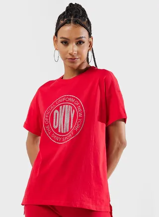 Crew Neck Graphic Detail T-Shirt
