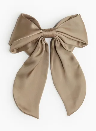 Satin Bow Hair Clip