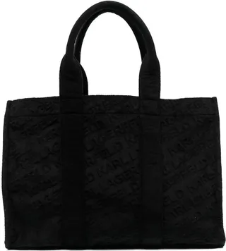 Logo-Patch Terry Beach Bag