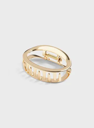 Oval Metal Hair Claw