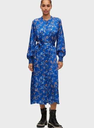 Printed Tiered Dress