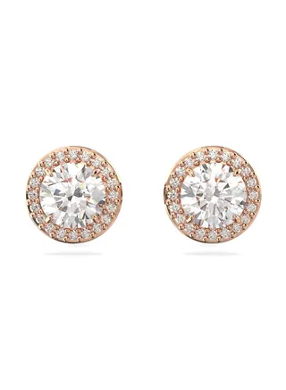 Constella Rose-Gold Tone Plated Stud Earrings