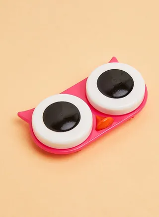 Owl Contact Lens Case