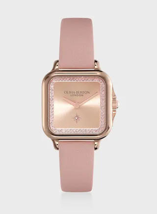 Silicone Strap Analog Watch