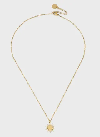 ATURU SUN SPIKE PENDANT NECKLACE