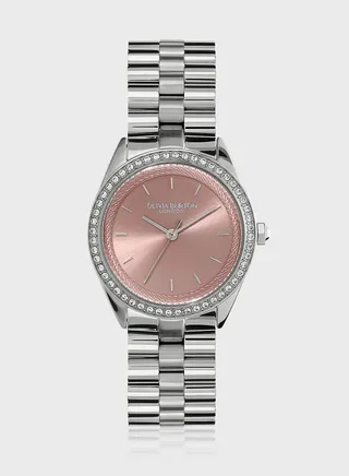 Steel Strap Analog Watch