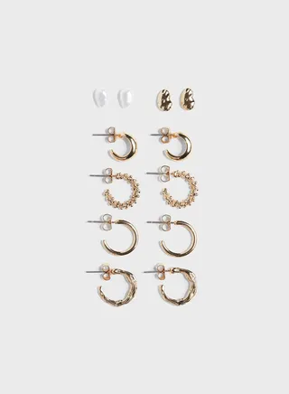 6 Pairs Earrings