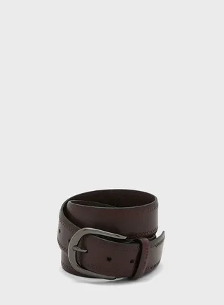 Picolt Broguing Leather Belt