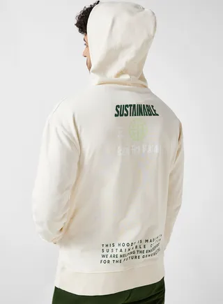 Sustainable Oversize Hoodie With Back Print