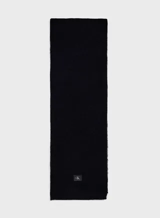 Monogram Detailed Lightweight Scarf