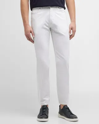Men's Cotton-Linen 5-Pocket Pants