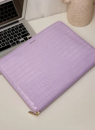 Steliaa Imitation Croc 13' Laptop Pouch