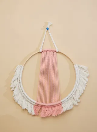 Bohemian Bamboo Circles Wall Decorations
