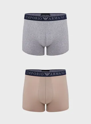 2 Pack Logo Band Assorted Briefs
