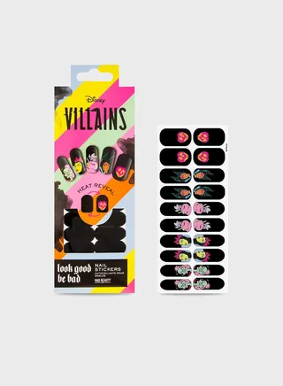 Pop Villains Heat Reveal Nail Sitckers
