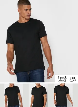 3 Pack Crew Neck T-Shirt