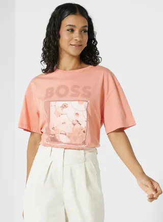 Crew Neck Printed T-Shirt