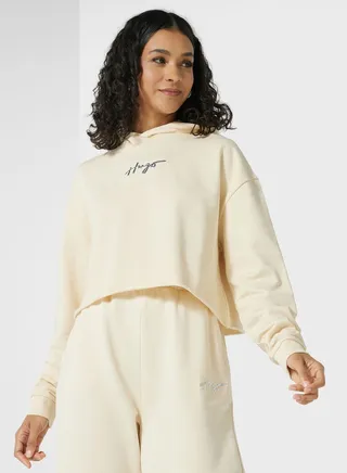 Logo Printed Hoodie