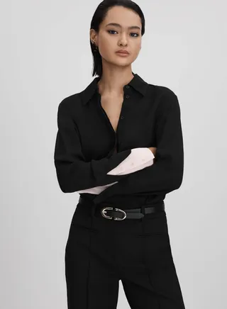 Pocket Detail Button Down Shirt