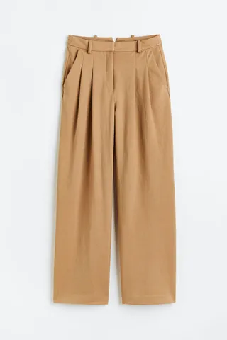 Wide-leg Dress Pants