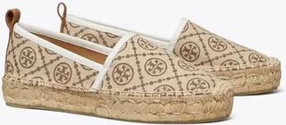 T Monogram Platform Espadrille
