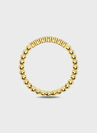 Thomas Sabo Gold Plated 925 Sterling Silver Charm Ring For Women