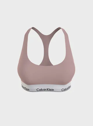 Racer Back Logo Unlined Bralette