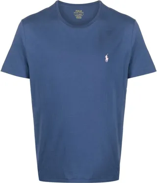 embroidered-logo T-shirt
