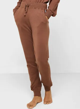 High Waist Cuffed Sweatpants