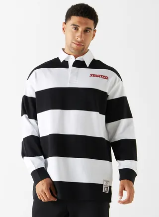 Logo Striped Polo T-Shirt