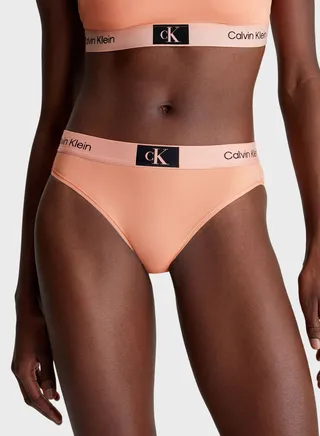 High Waist Logo Brief