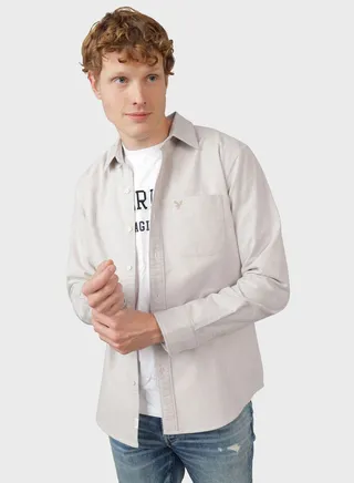 Regualr Fit Button Up Oxford Shirt