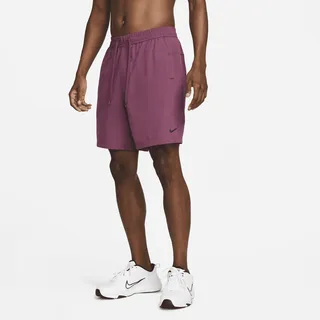 Nike Men's Form Dri-FIT 7" Unlined Versatile Shorts in Red
