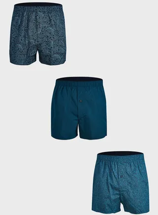 3 Pack Assorted Boxers