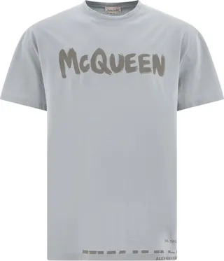 Alexander McQueen Logo Printed Crewneck T-Shirt