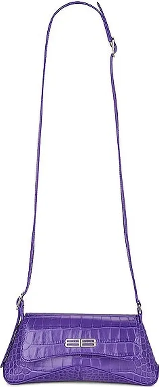 Balenciaga XX Small Flap Shoulder Bag in Purple