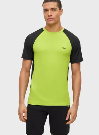Colour Block Crew Neck T-Shirt