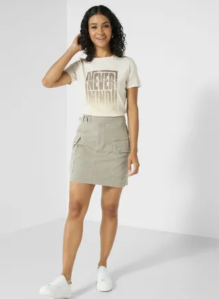 High Waist Skirt
