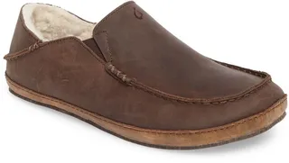 'Moloa' Genuine Shearling Slipper